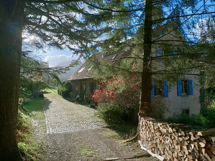 Gîte pour 2 personnes, avec vue et jardin à Le Hohwald