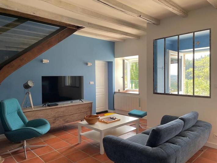 Gîte pour 6 personnes, avec sauna ainsi que jardin et terrasse dans Saint-Exupéry-les-Roches - 4