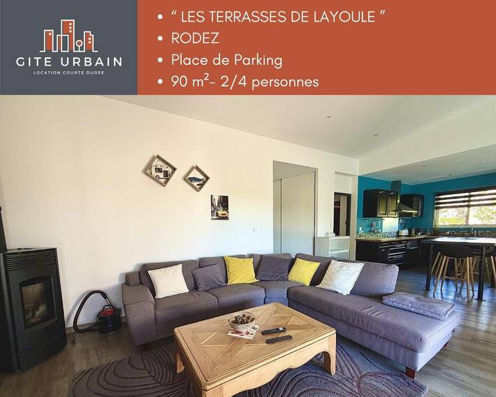 Maison de vacances pour 4 personnes, avec terrasse et vue
