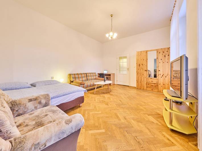 Apartament wakacyjny dla 5 osób, z ogród w Jańskie Łaźnie