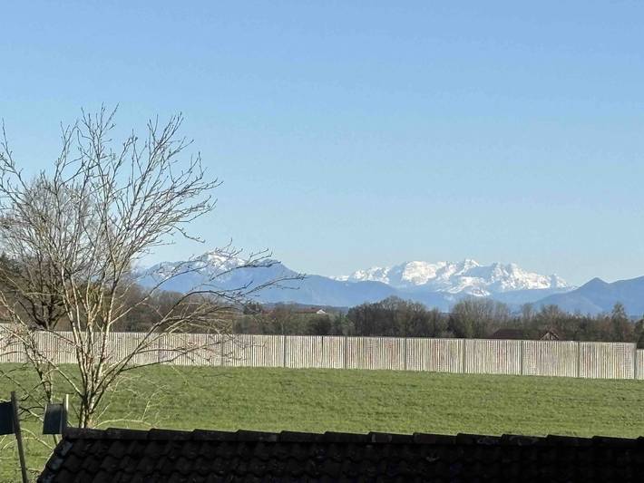 Ganze Ferienwohnung, Ferienwohnung Alpenblick - Ferienwohnung 70qm mit Balkon für max. 5 Personen in Wasserburg am Inn, Landkreis Rosenheim