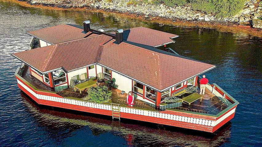 Ferienhaus für 8 Personen, mit Terrasse und Ausblick in Sogn og Fjordane
