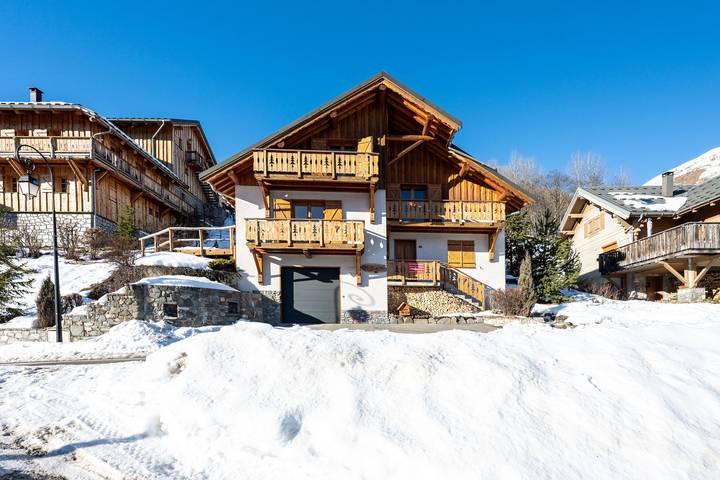 Chalet pour 10 personnes, avec Balcon et Jardin