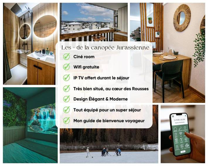 Gîte pour 4 personnes, avec terrasse et vue dans Lac des Rousses - 4