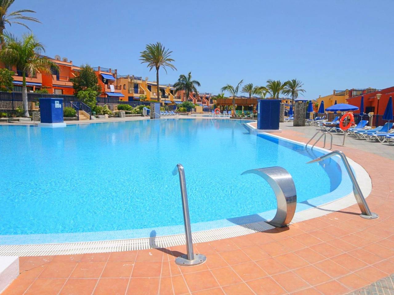 Wunderschönes Ferienhaus im Süden von Gran Canaria mit Garten und gemeinschaftl in Playa de las Meloneras, San Bartolomé de Tirajana