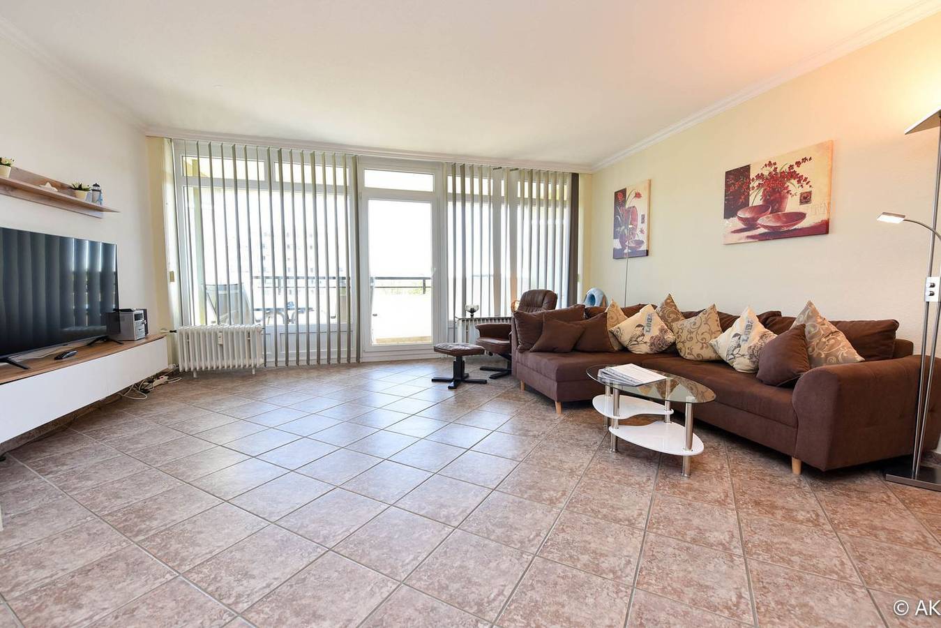 Appartement entier, 1-Zimmer Appartement im Haus Panorama mit Seeblick zur Seeschifffahrtslinie in Duhnen, Cuxhaven