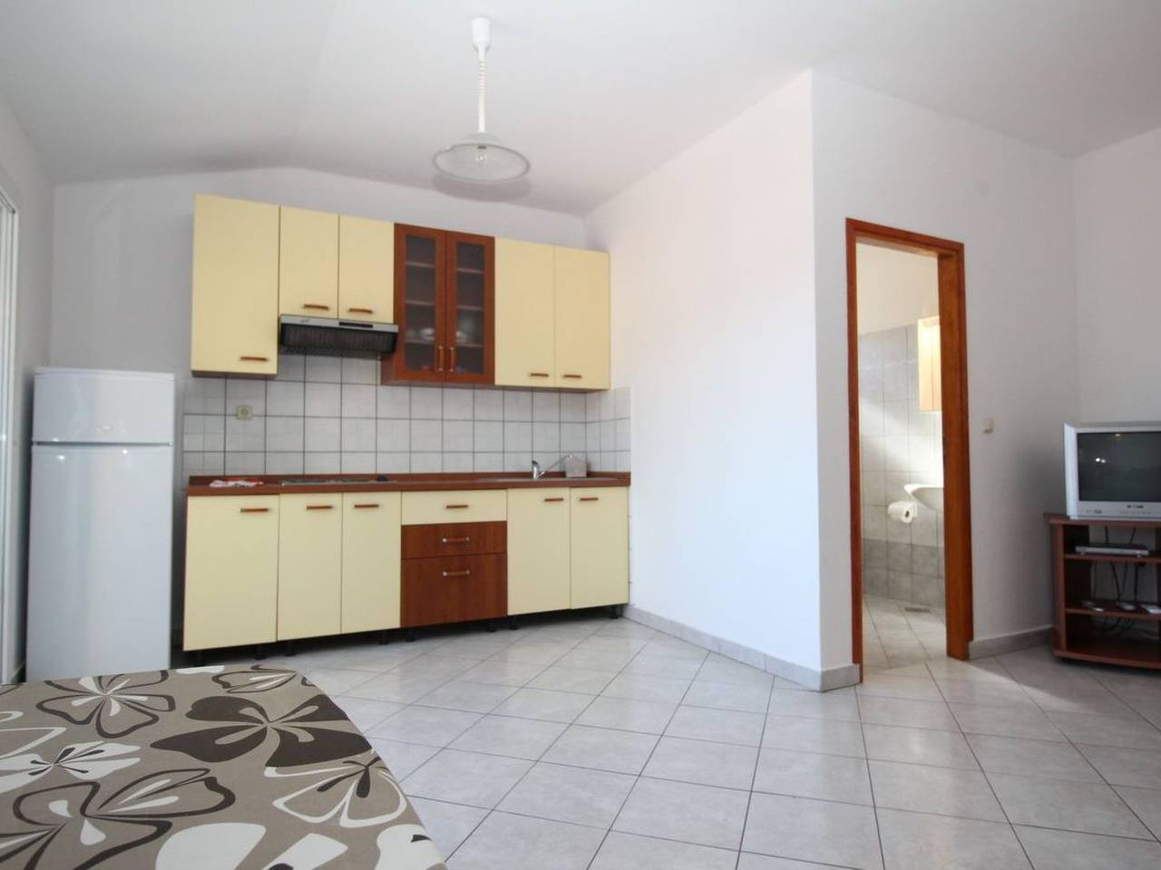 Appartement entier, Wohnung in Baška mit Eigenem Balkon in Zarok, Baška