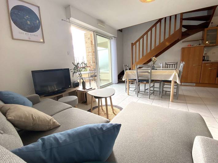 Appartement de vacances pour 5 personnes, avec terrasse à Fouesnant