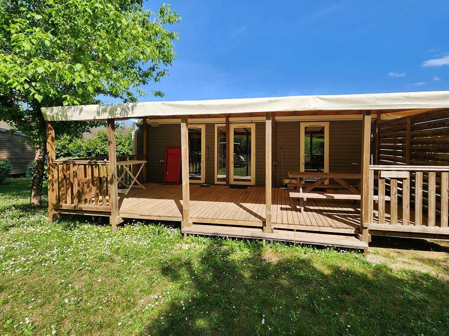 Camping Noix de Pecan'y - Mobilheim 4 personen - Klimaanlage – Super Premium 2 Ch / 2 Sde E in Le Buisson-de-Cadouin, Périgord Noir