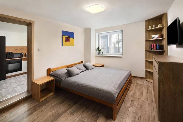 Apartament wakacyjny dla 3 osób, z Jacuzzi i Ogród oraz Basen i Sauna w Park Narodowy Słowacki Raj