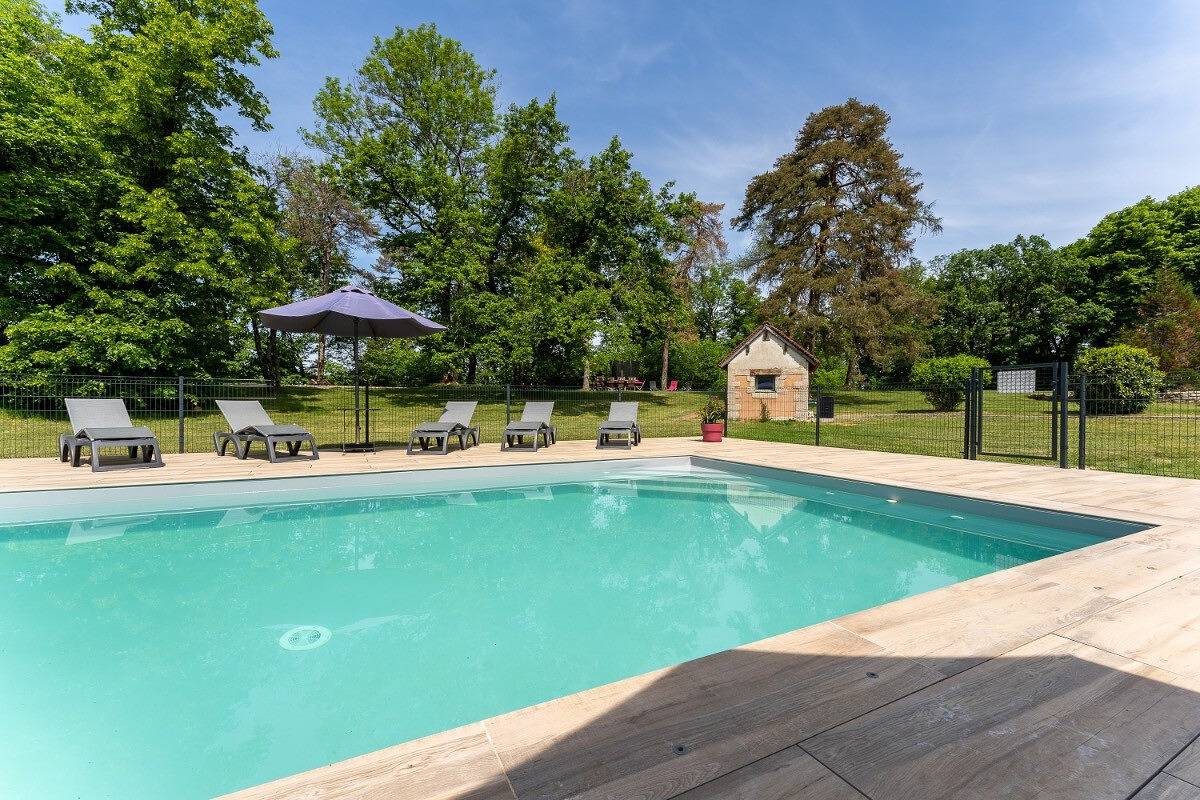 Gite cascades du hérisson 3 chambres piscine chauf in La Châtelaine, Jura Francais
