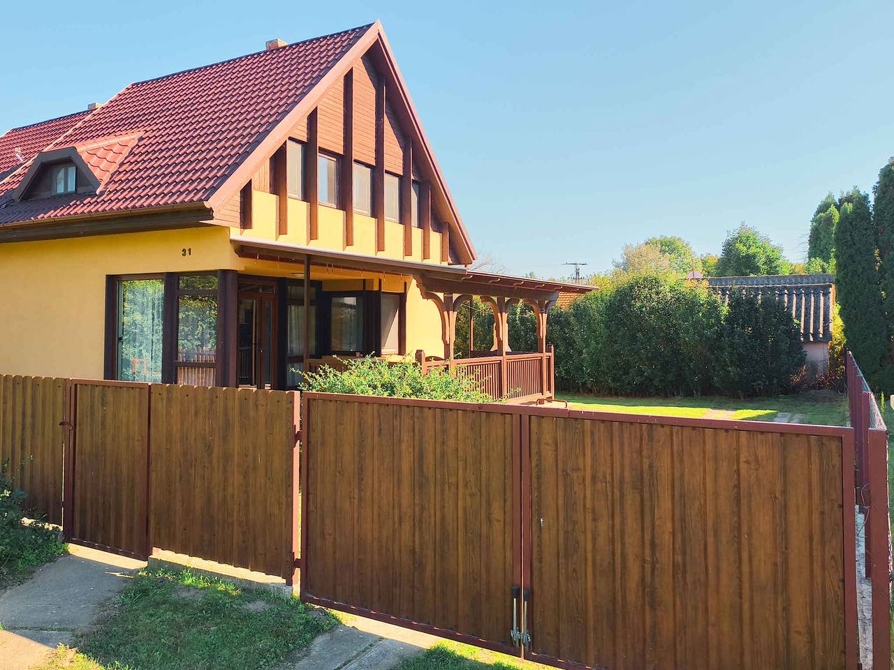 Ferienhaus 250 m vom Strand  in Balatonbereny, Plattensee Südufer