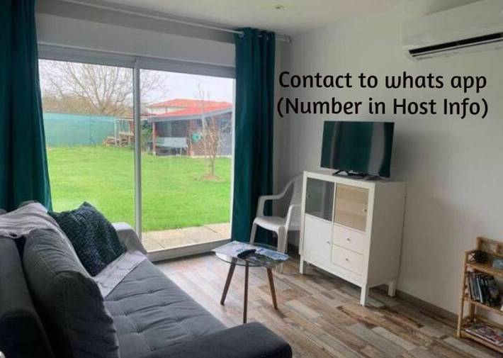 Gîte pour 3 personnes, avec piscine à Préchacq-les-Bains