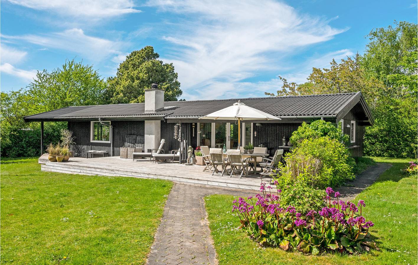 Ferienhaus für 6 Personen mit Terrasse in Tisvilde, Kattegat Küste