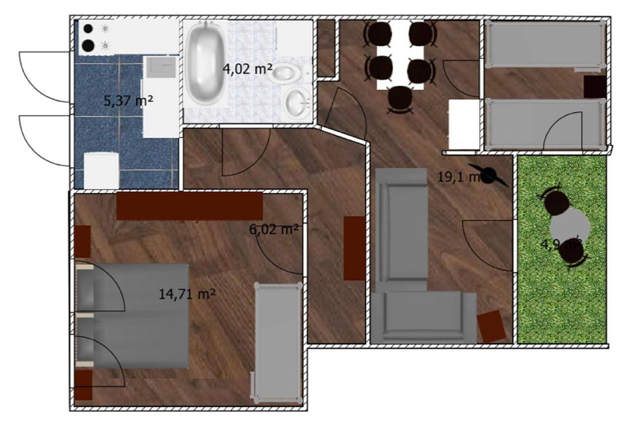 Ganze Wohnung, Ferienwohnung Friedrich Schiller, 2 Schlafzimmer, Balkon,kostenloses Wifi, nähe Zentrum, in Wenigenjena, Jena