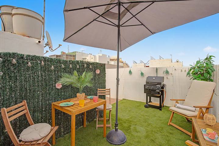 Apartamento de férias para 3 pessoas, com jardim - 1