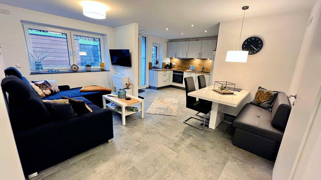 Appartement de vacances entier, Ferienwohnung für 3 Personen (45 m²) in Monschau in Montjoie, Naturpark Hohes Venn-Eifel