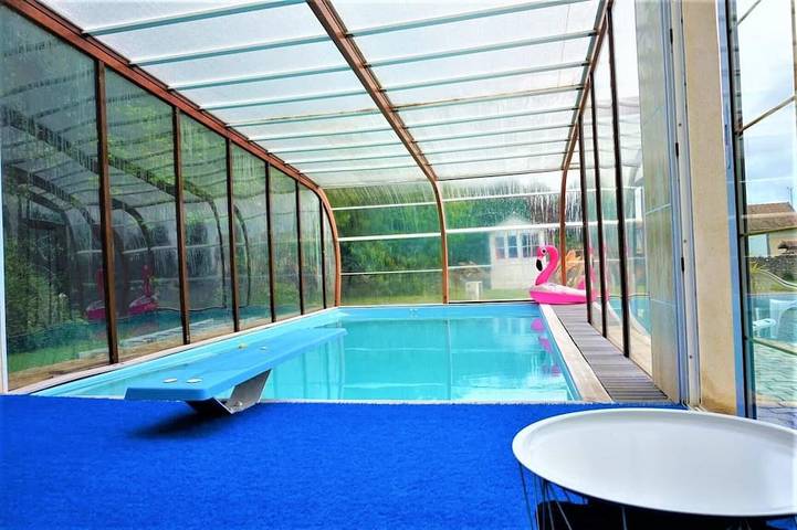 Maison de vacances pour 14 personnes, avec jardin