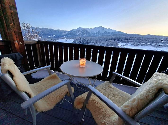 Ferienwohnung für 4 Personen, mit Balkon in Flims