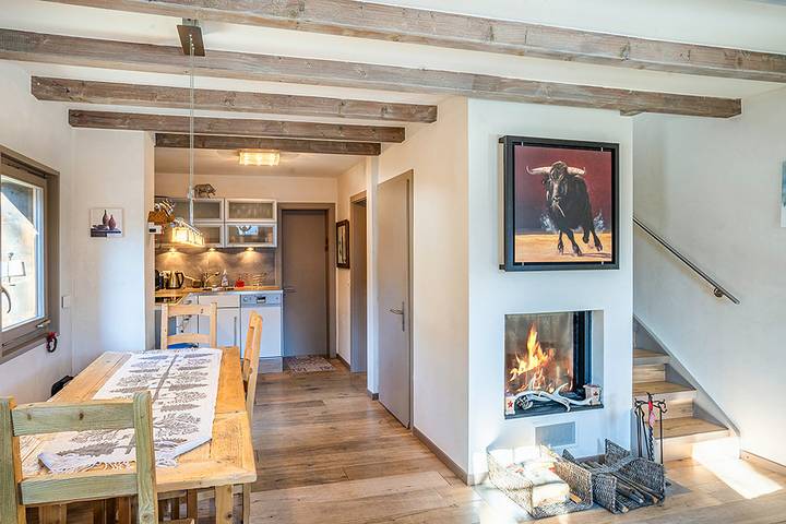 Location de vacances pour 6 personnes, avec vue et jardin à Hérémence - 2