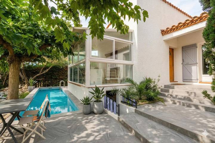 Villa pour 8 personnes, avec jardin, animaux acceptés à Canet-en-Roussillon - 4