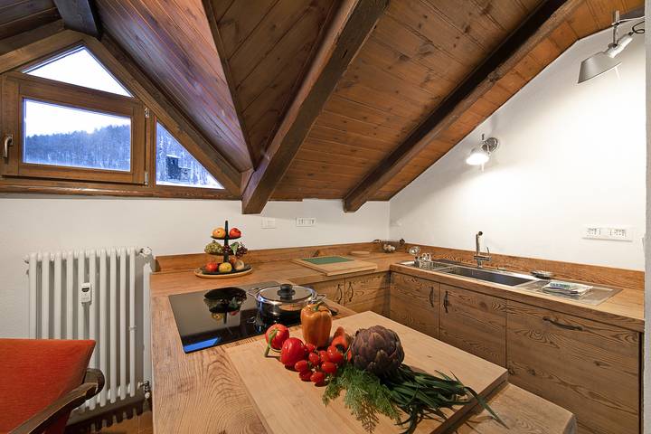 Ganze Wohnung, Appartamento La Fontaine Ski In Ski Out in Claviere, Via Lattea