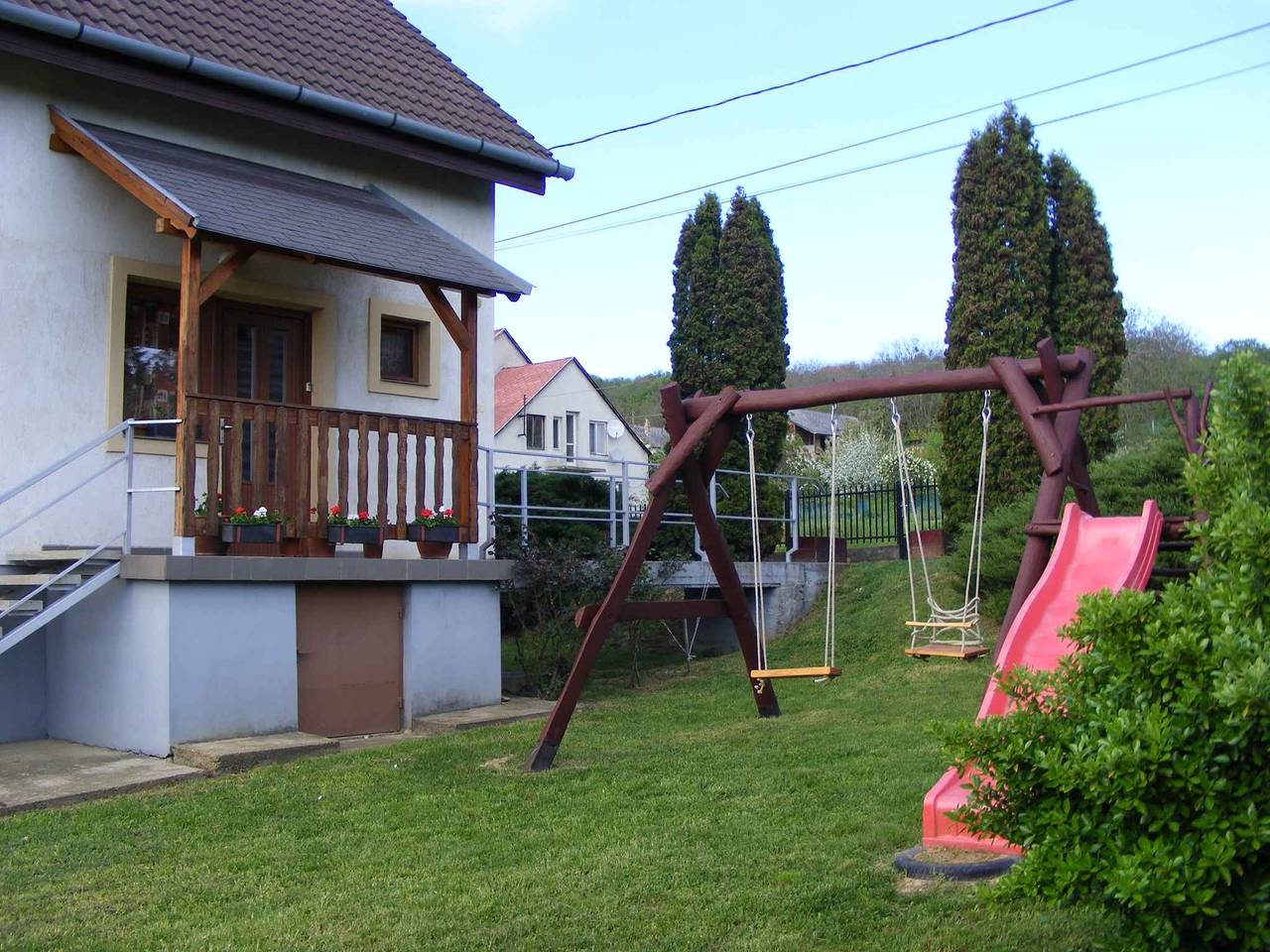 Ferienhaus mit Klimaanlage und Garten  in Cserszegtomaj, Balaton Region