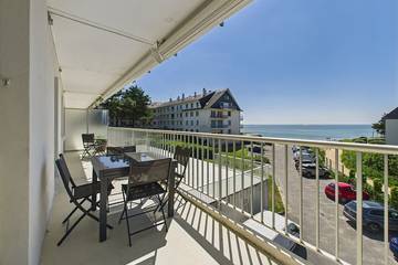 Gîte pour 4 personnes, avec balcon dans Plage Sainte-Marguerite