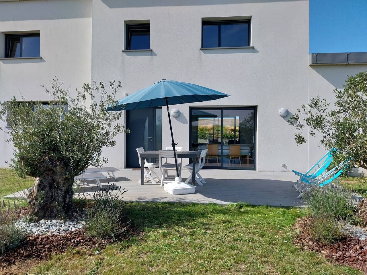 Ein Haus auf der Düne, direkter Zugang zum Strand in Santec, Ceinture Dorée