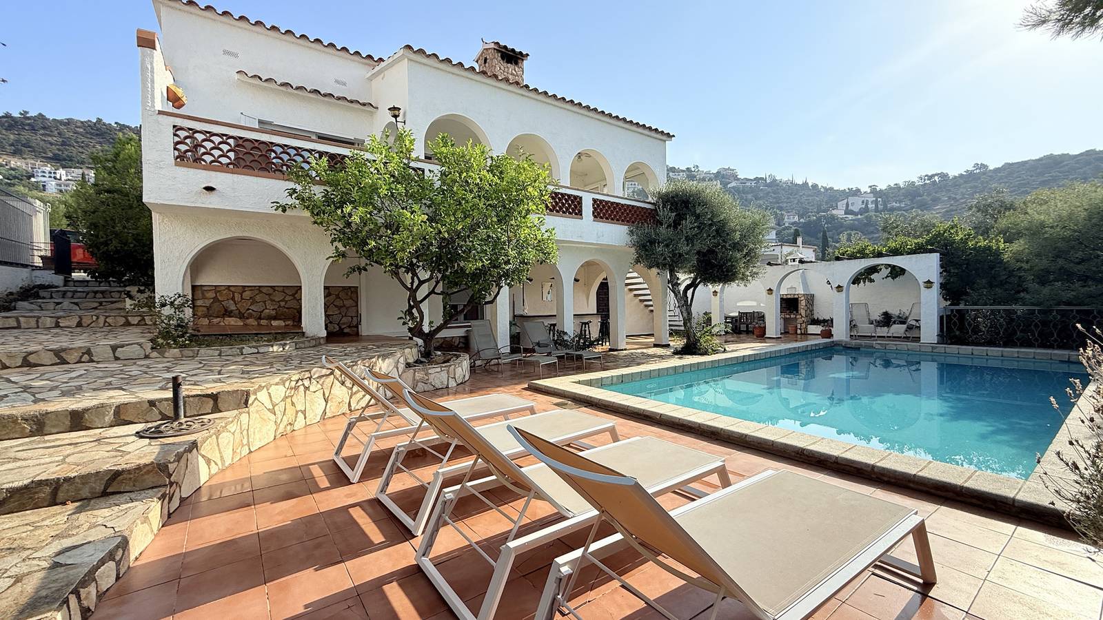 Chalet para 7 personas con terraza in El Mas Fumats, Roses