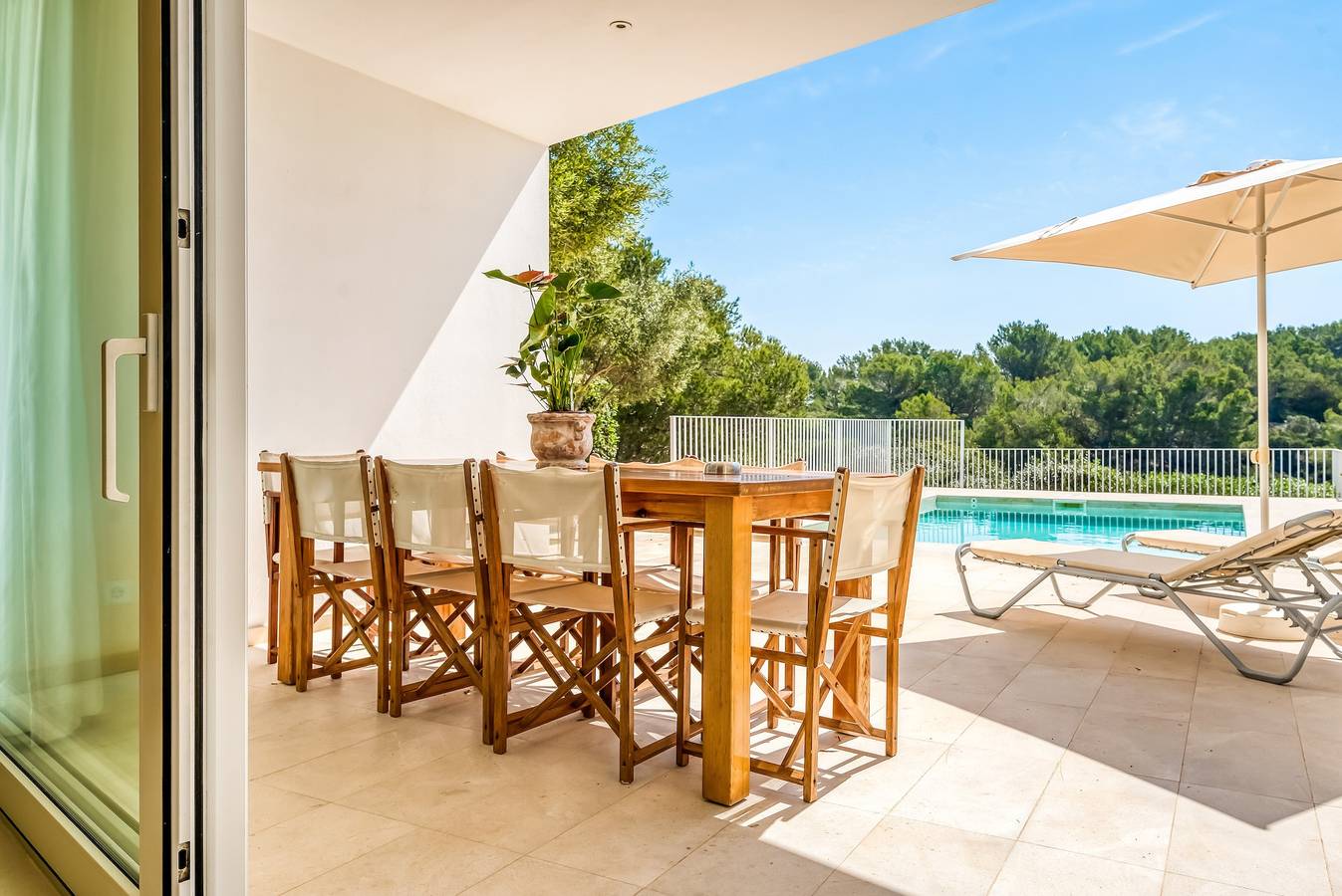 Villa Mar am Meer mit Meerblick, Pool, Wlan, Garten und Terrasse in Cala Blanes, Ciutadella