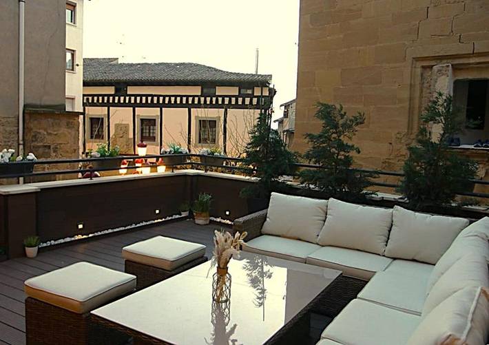 Apartamento para 8 personas, con Balcón además de Terraza y Vistas en Haro