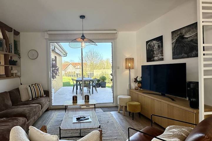 Villa pour 6 personnes, avec Terrasse et Jardin