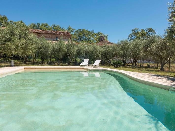 Maison de vacances pour 6 personnes, avec jardin et terrasse ainsi que piscine et vue - 1