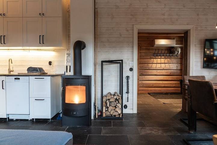 Blockhütte für 12 Personen, mit Sauna und Whirlpool sowie Terrasse, mit Haustier - 1