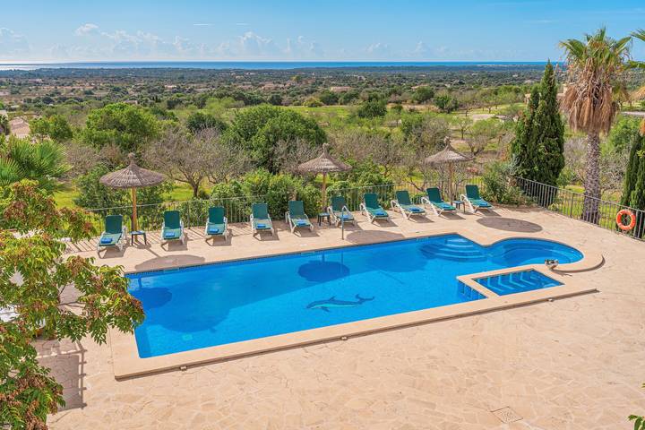 Finca mit Hund für 12 Personen, mit Sauna und Whirlpool sowie Garten und Kinderpool, mit Haustier in Santanyí - 2