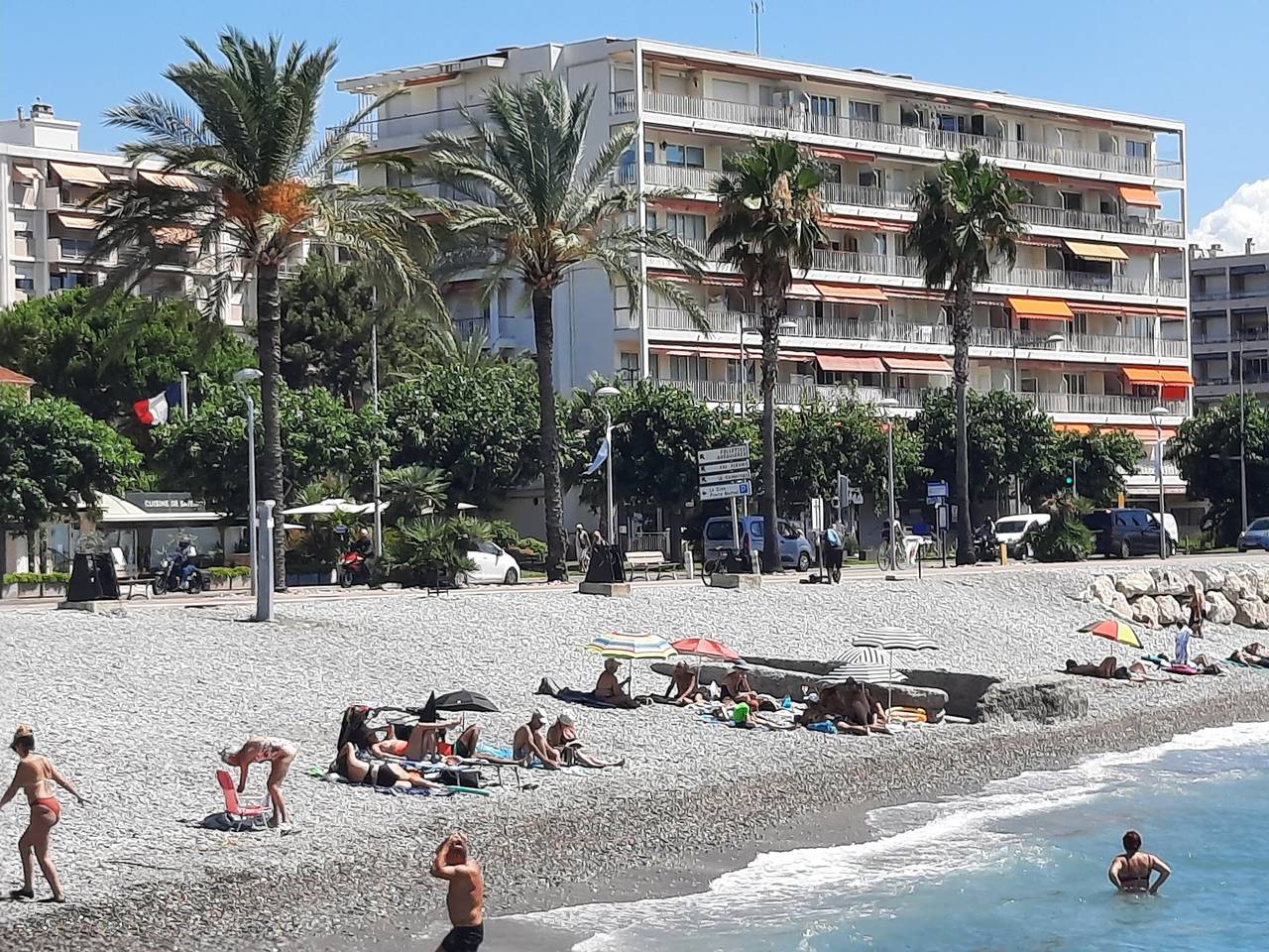 Ganzes Studio, Studio „En Bord De Mer“ mit Balkon und Wlan in Cros de Cagnes, Cagnes-sur-Mer