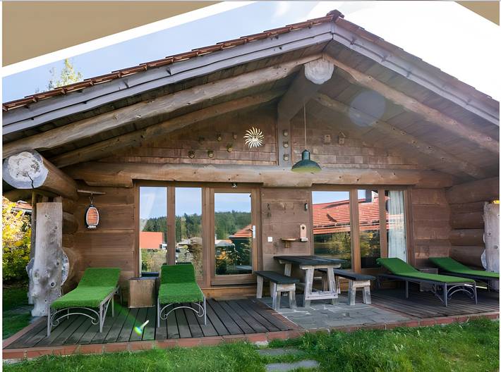 Chalet für 4 Personen, mit Sauna und Garten - 1