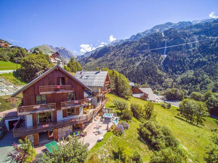 Chalet pour 8 personnes, avec vue sur le lac ainsi que balcon et vue, adapté aux familles à Vaujany - 2
