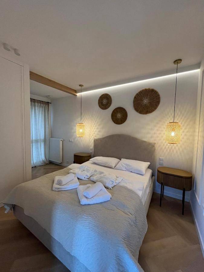 Apartament wakacyjny dla 4 osób, z balkon i widok w Nałęczów