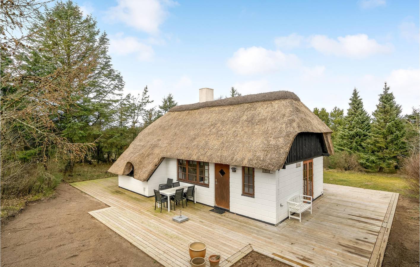 Ferienhaus für 5 Personen mit Terrasse in Lodbjerg Hede, Ringkøbing