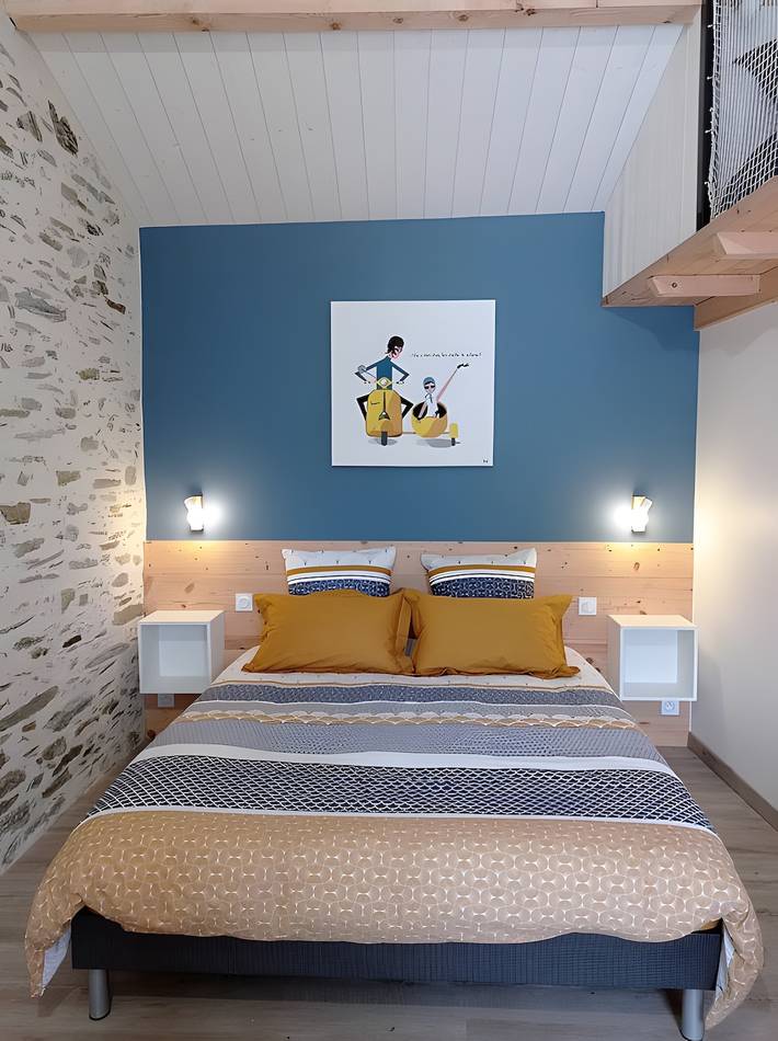Chambre d’hôte pour 4 personnes, avec Jardin