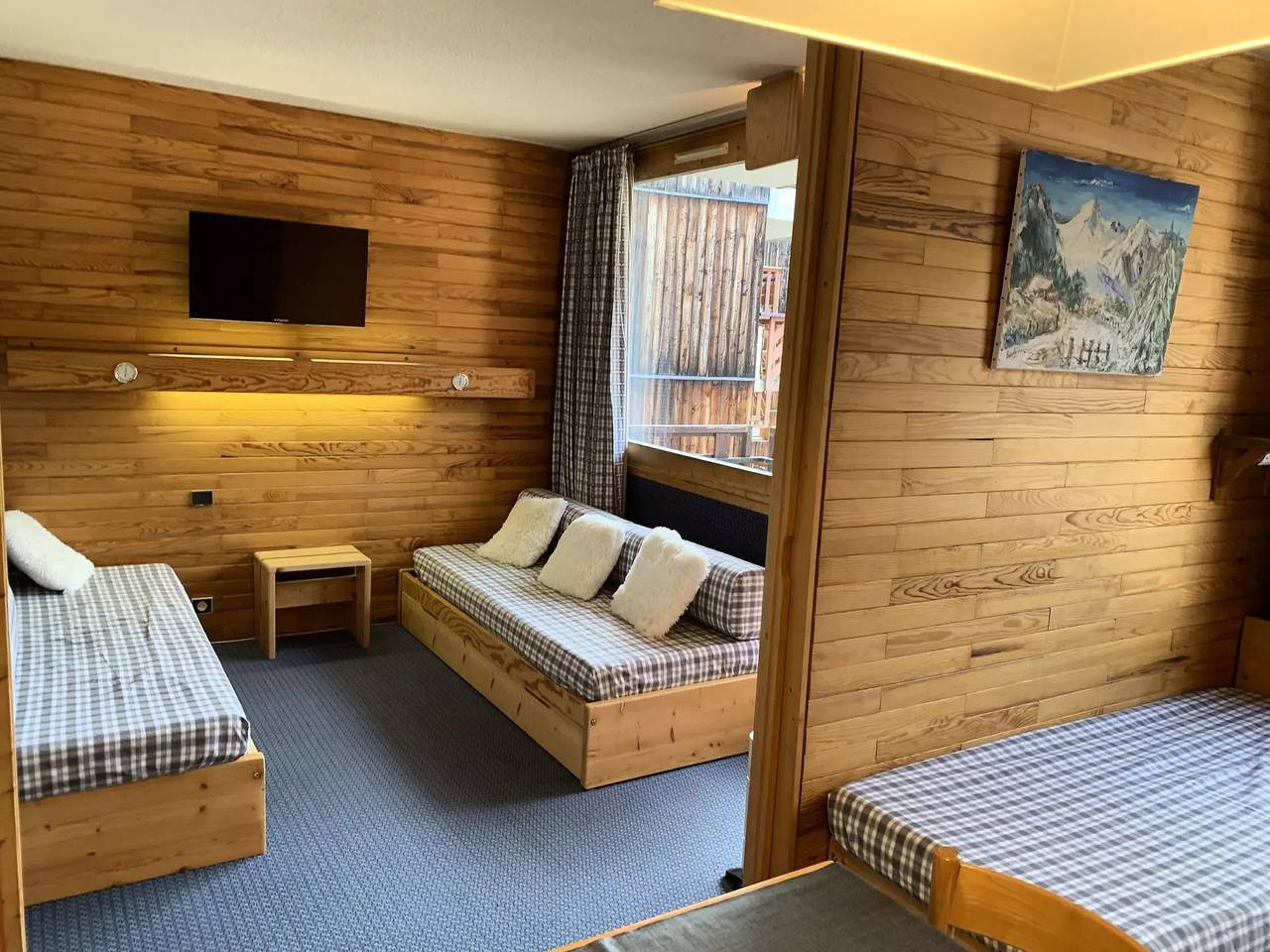 Studio entier, Studio divisible fonctionnel · Cœur de station · Vue Pistes in La Plagne, La Plagne-Tarentaise