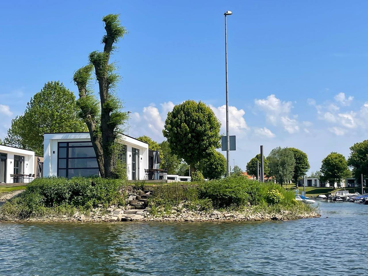 Maison de vacances pour 4 personnes avec vue sur le lac in Maurik, Betuwe
