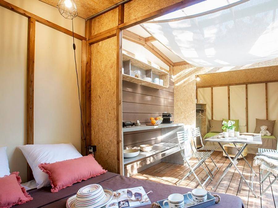 Slow Village les Ponts-de-Cé - Bungalow 4 personas - Lodge maorí sin instalaciones sanitarias in Les Ponts-de-Cé, Angers region