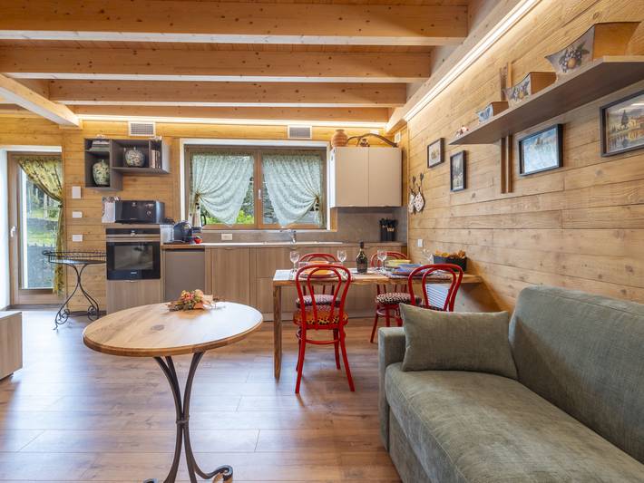 Ferienhaus für 3 Personen, mit Balkon in Bergell