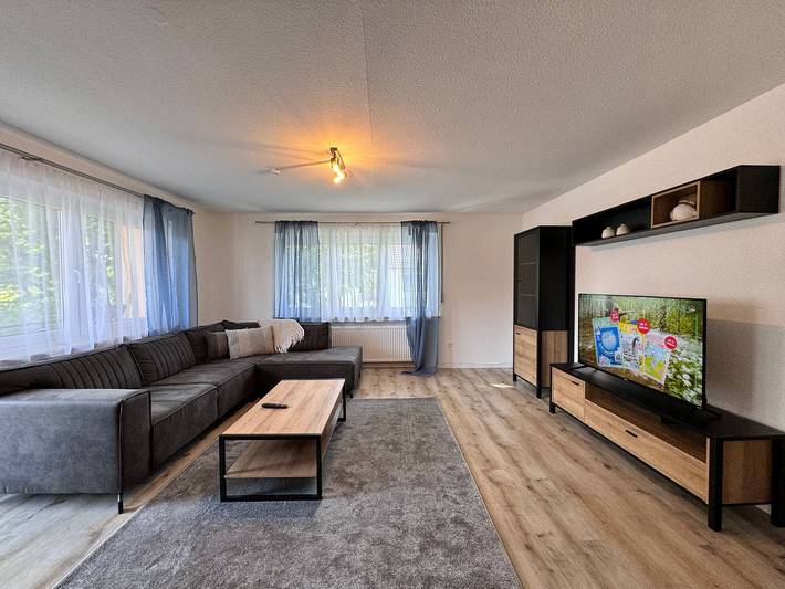 Ferienwohnung für 6 Personen, mit Balkon und Terrasse sowie Ausblick