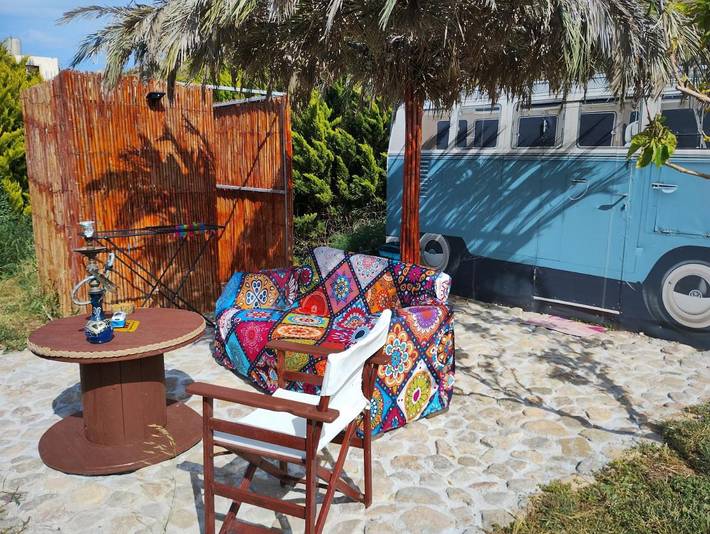 Camping für 2 Personen, mit Terrasse und Ausblick sowie Garten auf Kreta - 4