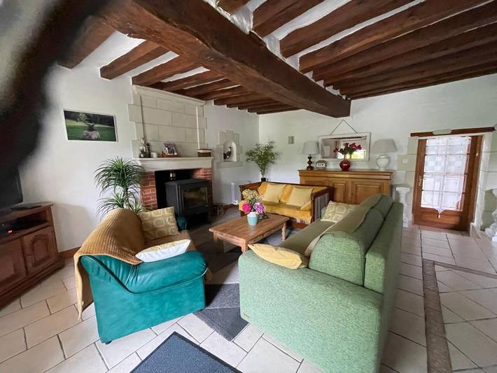 Location de vacances pour 8 personnes, avec jardin et vue à Bossay-sur-Claise - 2