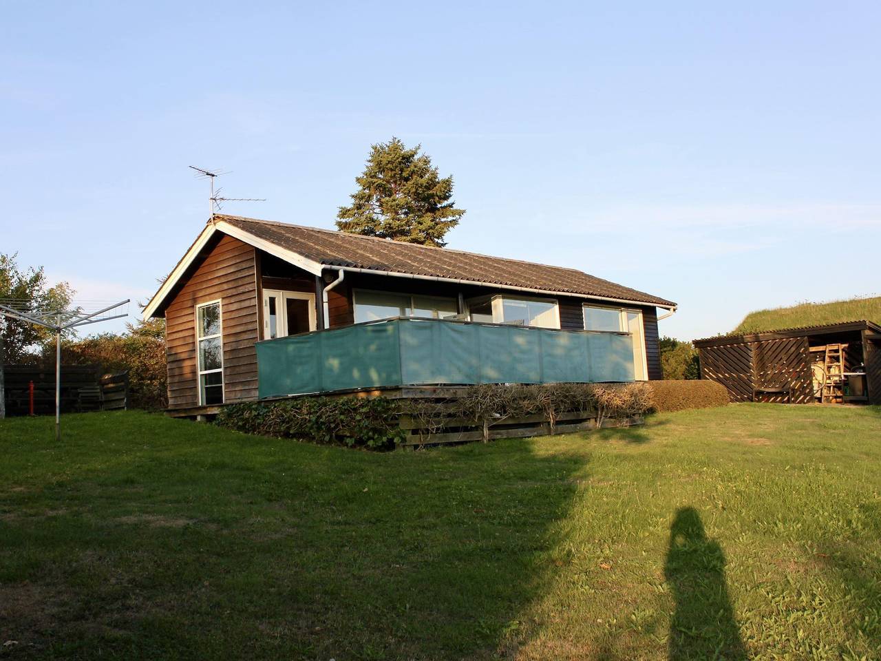 Holzhaus mit Sauna und Panoramablick auf die Ostsee in Horne, Fåborg
